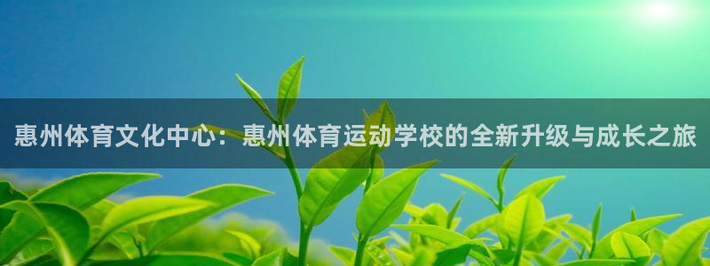 千亿国际官网下载招商电话地址：惠州体育文化中心：惠州体育运动